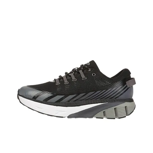 MBT Curved Sole Platform MTR-1500 TRAINER Low-Top Running Shoes Men's Black