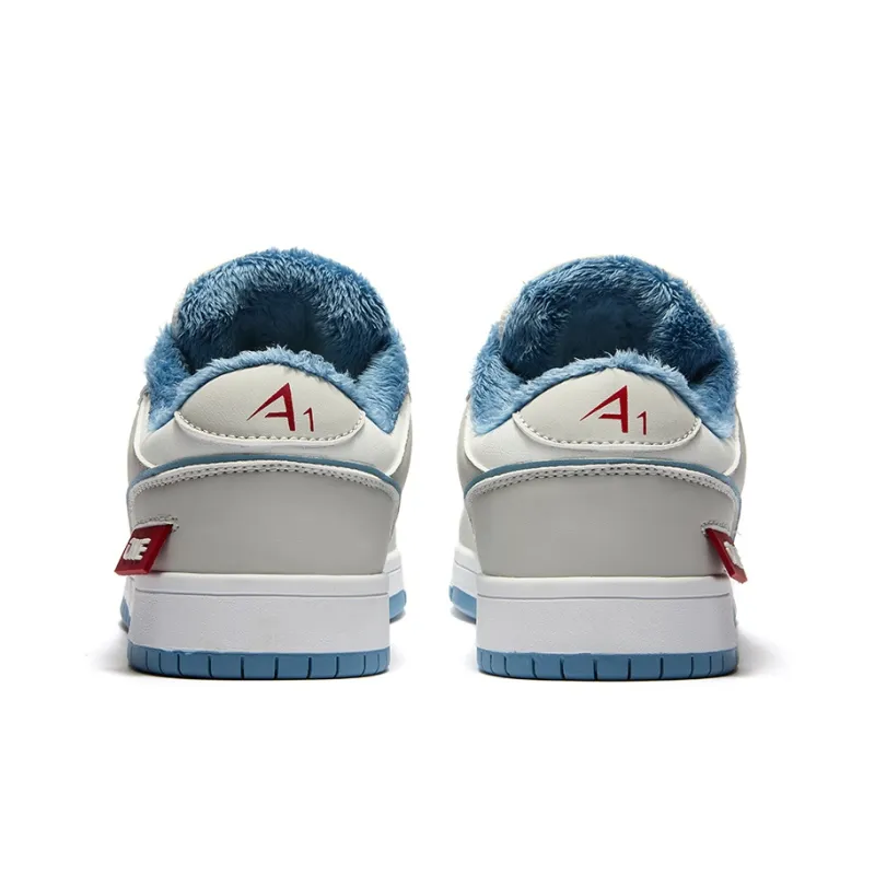 A1 Puffy Shoes Abrasion Resistant Balance Breathable Low Top Skateboard Shoes Unisex-23
