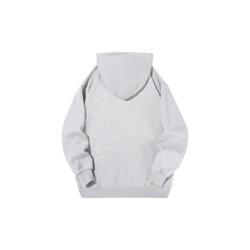 FAIRWHALE Letter Print Loose Fit Pullover Drop Shoulder Hoodie Unisex-40