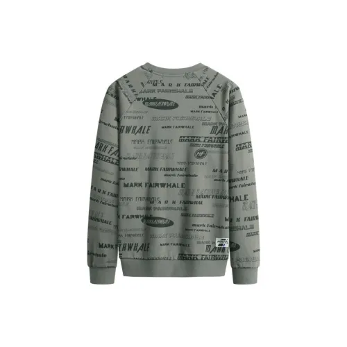 FAIRWHALE Sweatshirts Men Gray Decors