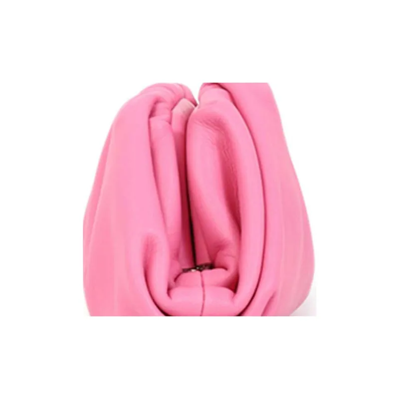 Bottega Veneta Leather Handbag Women's Pink-5