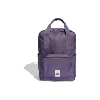 Adidas Recycled Polyester Twill Backpack Regular Unisex Shadow Purple & Black & Gray White