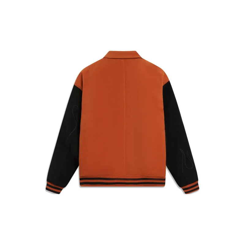 LiNing Skateboard Jacket Men's Tea Red Black-1