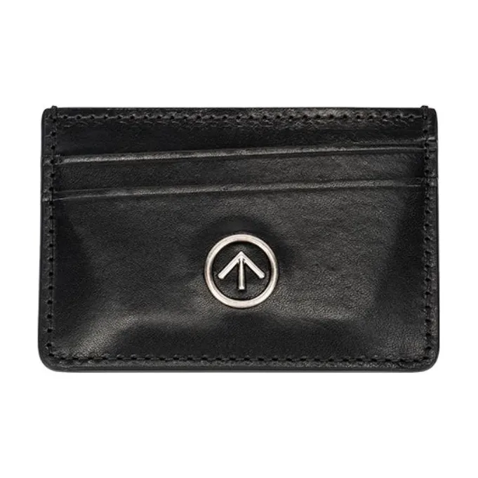 GROTTO Calfskin Genuine Leather Card Clip Card Holder Regular Unisex Olive Green-1