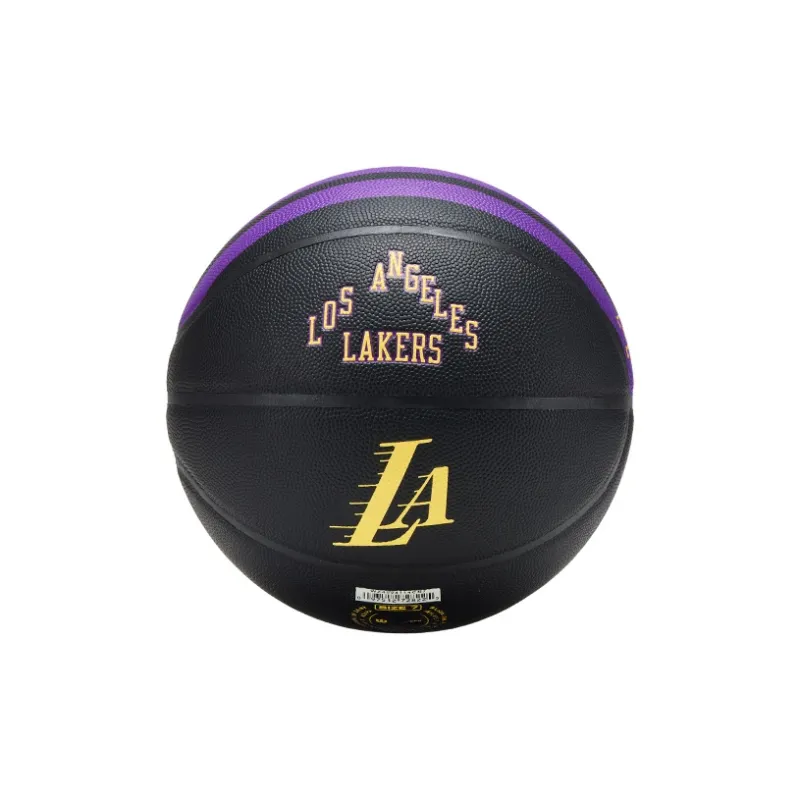 Wilson PU Basketball Black Purple Size 7 Training Unisex-0