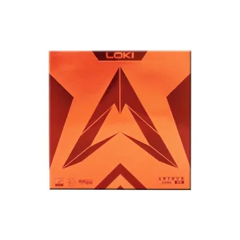 LOKI Arthur China Table Tennis Rubbers Sponge Inverted Rubber Curved Circle Compatibility Black Red