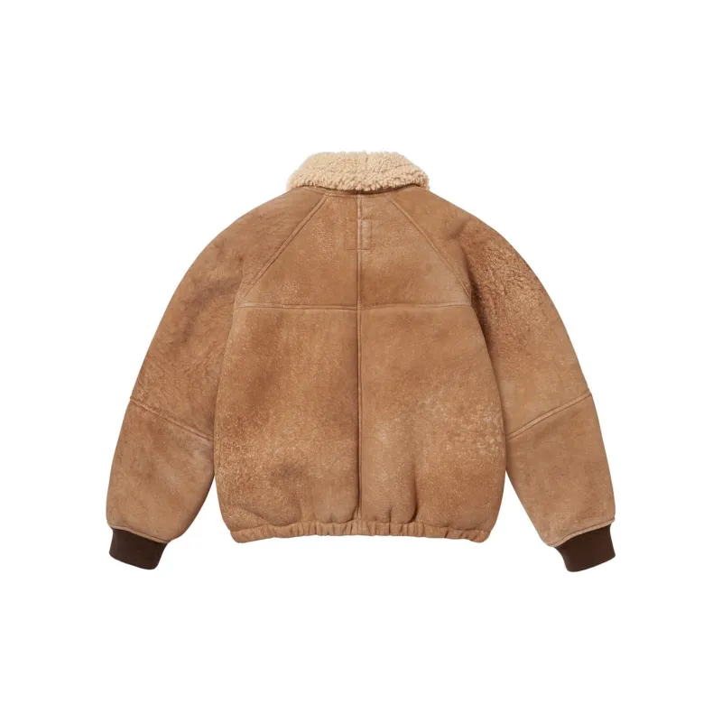 Supreme X Schott Shearling Bomber Jacket-1