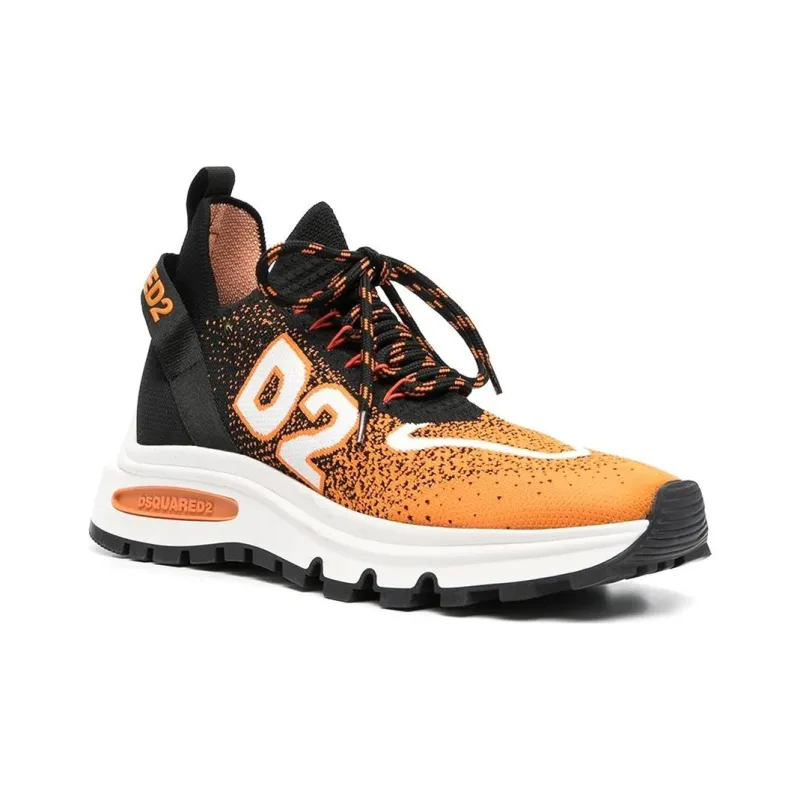 DSQUARED 2 DSQ2 Knitted Upper Lace Up Sneakers-2