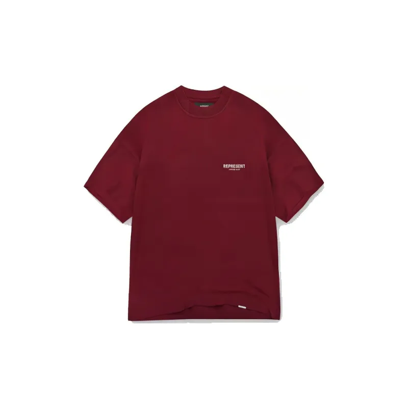 REPRESENT T Shirts Men Purple Brown-1