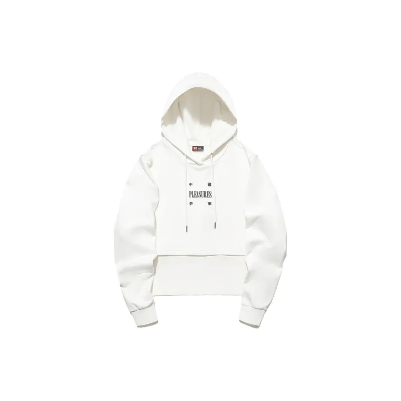 LiNing x PLEASURES Sweatshirt Women's Ivory-1