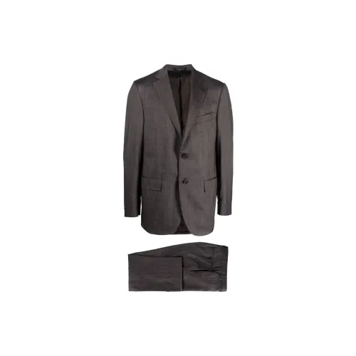 CORNELIANI Single-breasted Virgin Wool-silk Suit