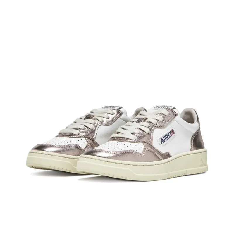 AUTRY Medalist Low Top Bicolor 'White Copper' Women's-2