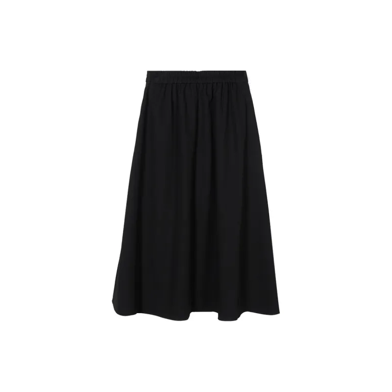 MISSSHINE Casual Long Skirts Women's Black-1