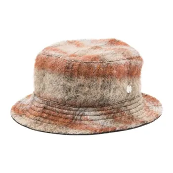 OUR LEGACY Logo-plaque Tartan-print Bucket Hat