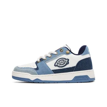 Dickies 100th Anniversary Low Top Skateboard Shoes Men's White Blue