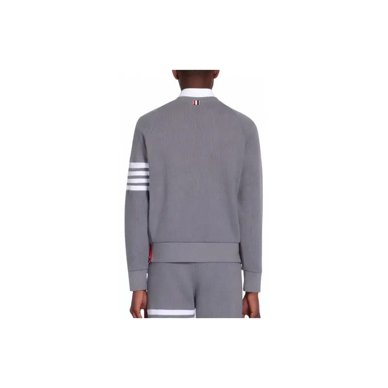 THOM BROWNE 4 Bar Raglan Sleeve Crewneck Sweatshirt-1