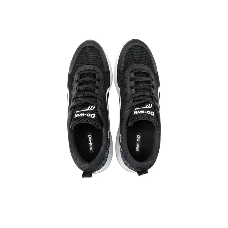 DO WIN Low Top Running Shoes Unisex Black-3