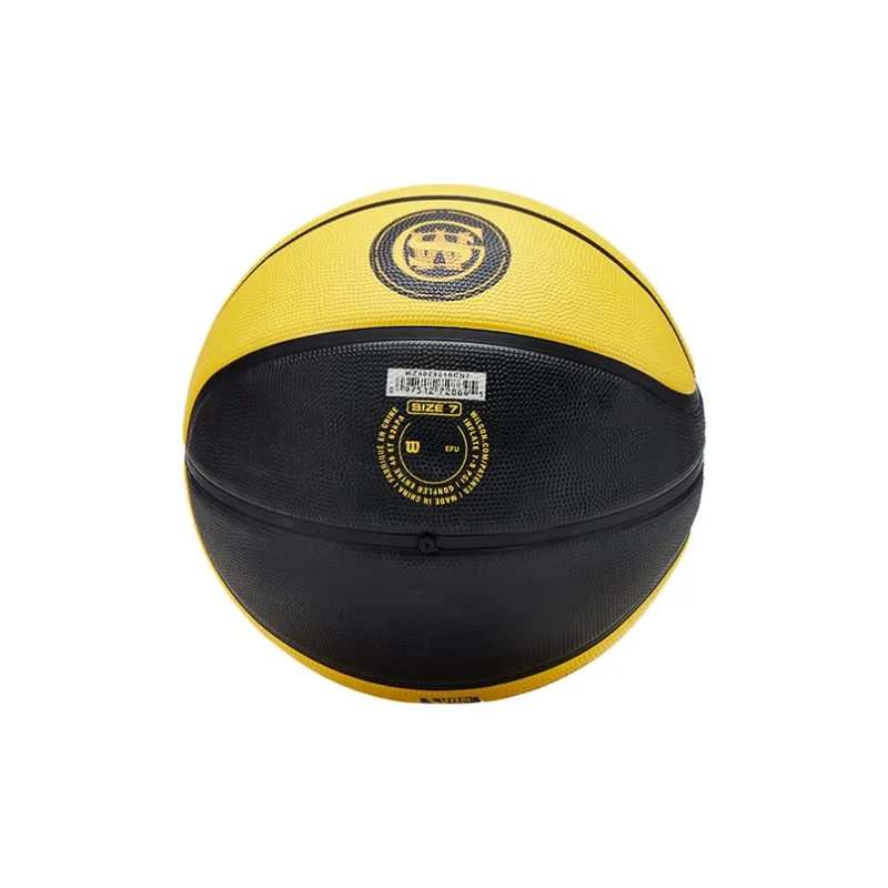 Wilson City Limited Collection Rubber Basketball Black Yellow Size 7 Ball Training-3
