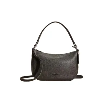 COACH Chelsea Leather Handbag Shoulder Bag Crossbody Bag Large Size Women's Black