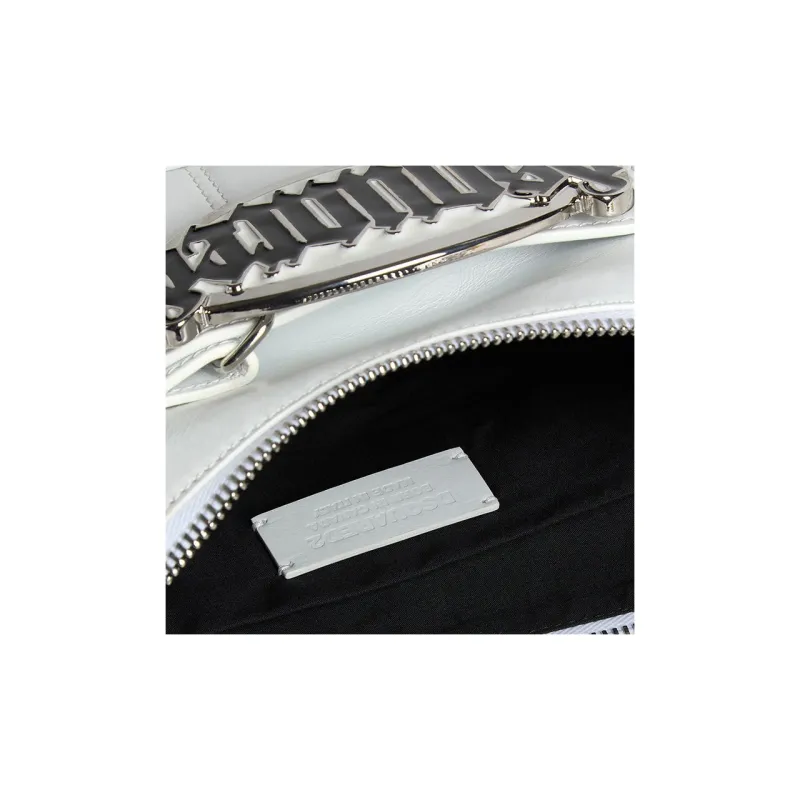 DSQUARED 2 Gothic Logo Plaque Shoulder Bag-3