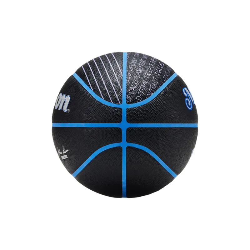 Wilson NBA City Series PU Basketball Black Blue Size 7 Ball Training Unisex-3