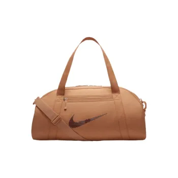 Nike Polyester Gym Bag, Shoulder Bag, Crossbody Bag, Handbag Regular Unisex Amber Brown