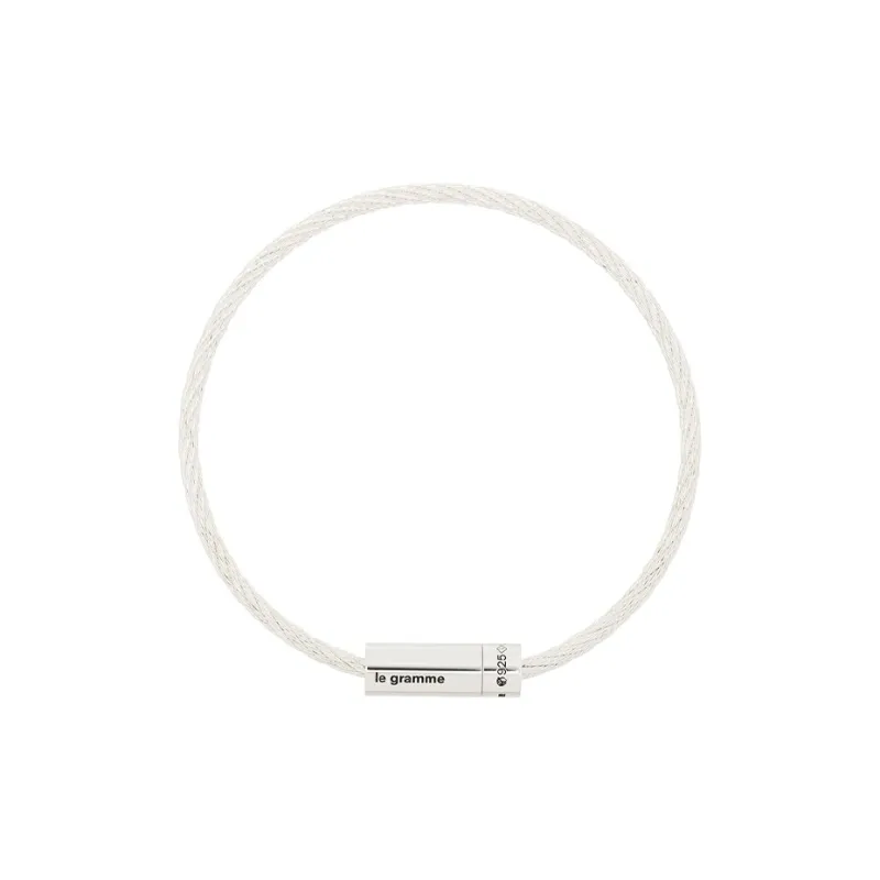 Le Gramme Le 9g Brushed Cable Bracelet-0