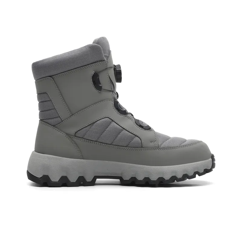 Jeep Knee High Snow Boots Unisex Gray-3