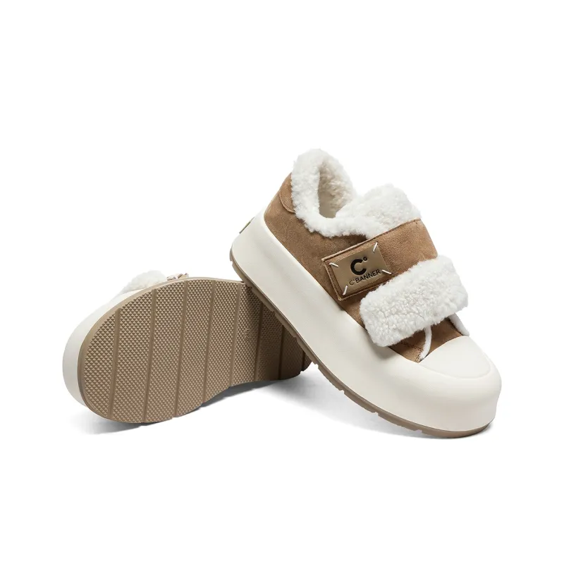 C°BANNER Hook-and-Loop Low-Top Casual Shoes Women's-23