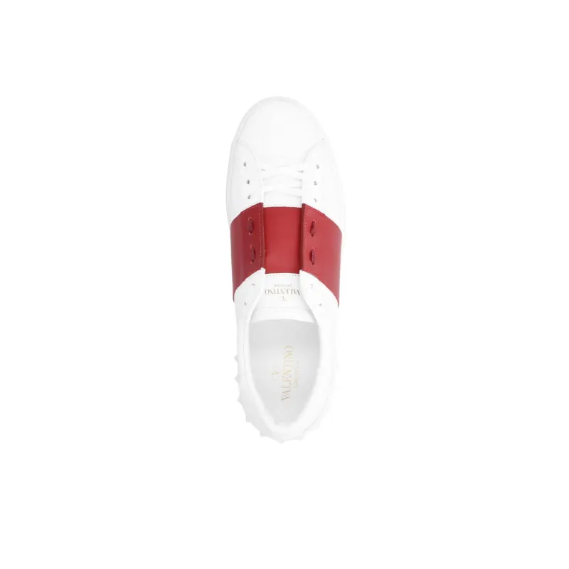 Valentino Open Sneaker 'White Red'-4