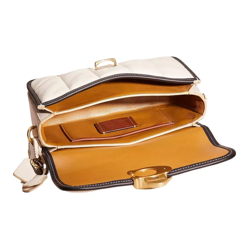 COACH Studio Nappa Leather Envelope Bag, Handbag, Shoulder Bag Women's White-2