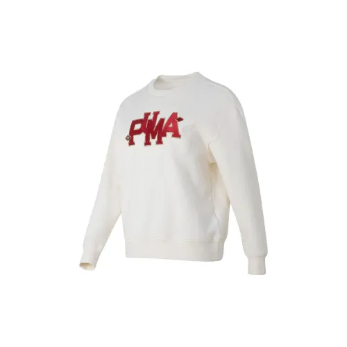 PUMA CNY Year Of The Dragon Series Sweatshirts Women's White