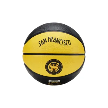 Wilson City Limited Collection Rubber Basketball Black Yellow Size 7 Ball Training