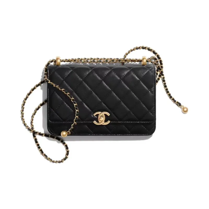 CHANEL Adjustable Strap Woc Black AP2289-0