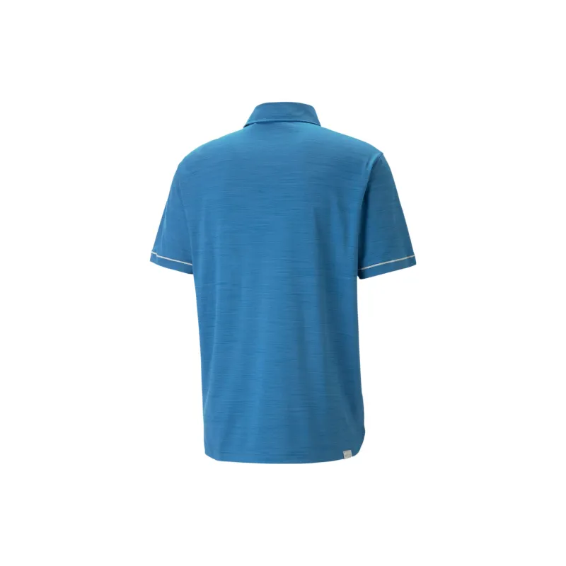 PUMA Jaws Core Polo De Golf Cloudspun Haystack Homme Polo Shirt Men's Blue-1