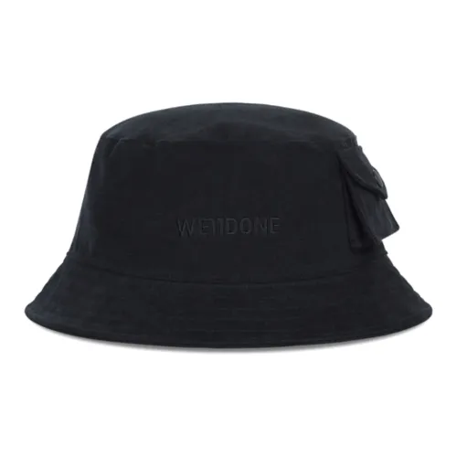 WE11DONE Logo embroidered Cargo Bucket Hat