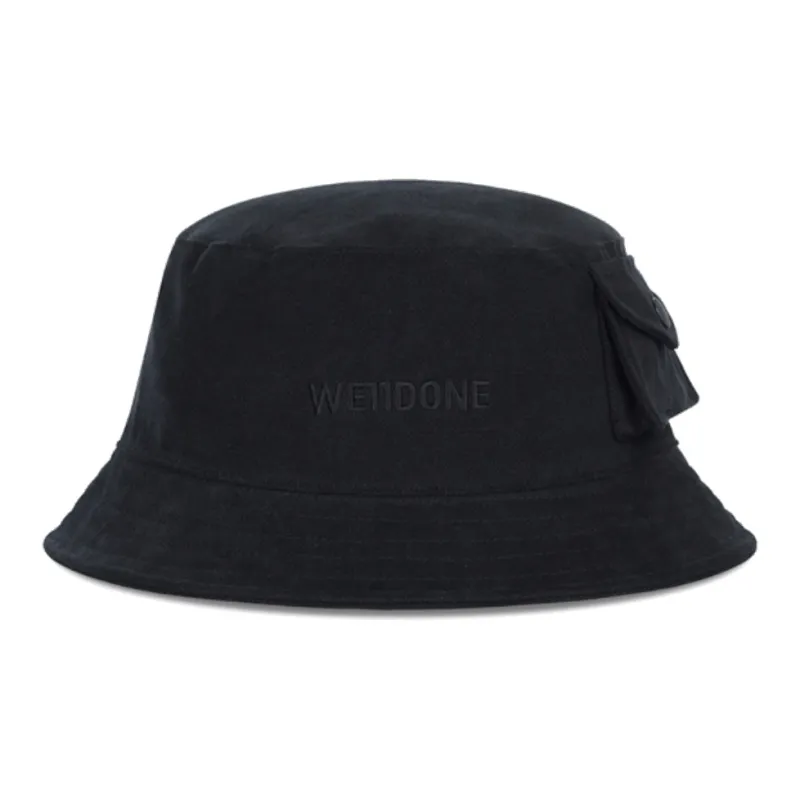 WE11DONE Logo-embroidered Cargo Bucket Hat-0