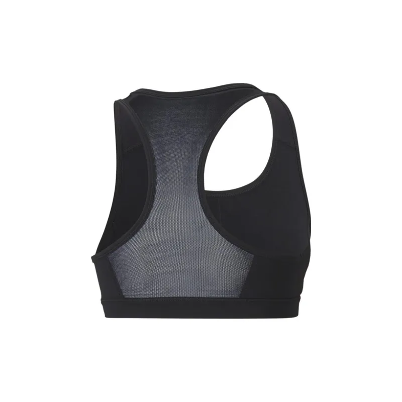 PUMA Mid Impact 4Keeps Graphic Sport Bra Sports Underwear Women's Black-1
