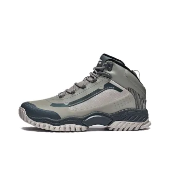LiNing Dominator Lite Anti Slip Wear Resistant Mid Top Casual Shoes Men's Gray
