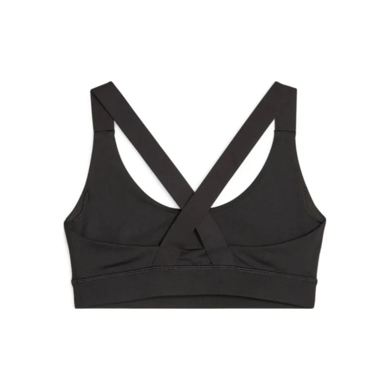 PUMA Mid Impact Fit Bra Sports Underwear Women's Black-1