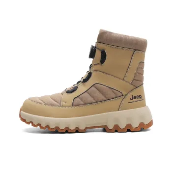Jeep Crew Snow Boots Unisex Tan