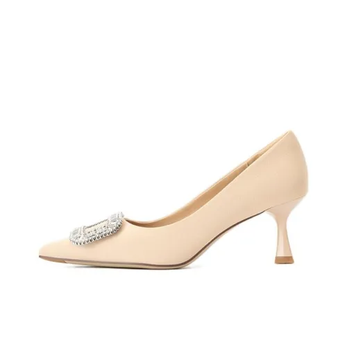 AOKANG High Heels Women's Light Pink