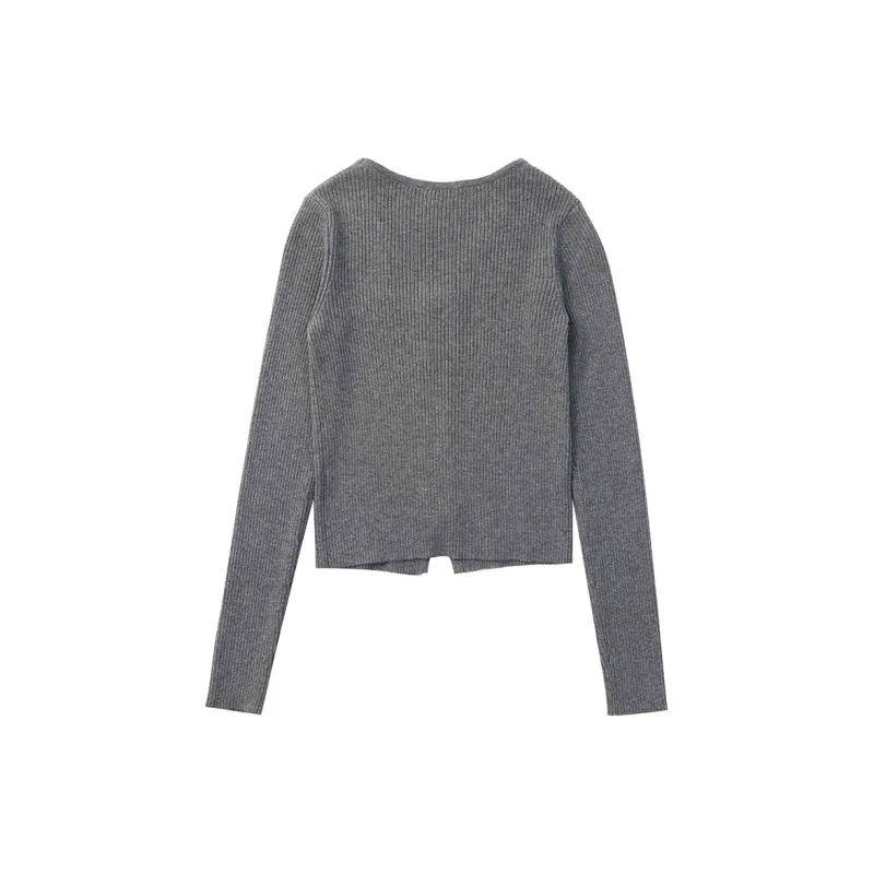 Charlie Luciano Knitwear Women's Dark Gray-2