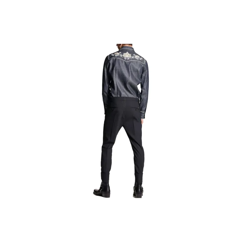 DSQUARED 2 Corset Skinny Techno Pants-1
