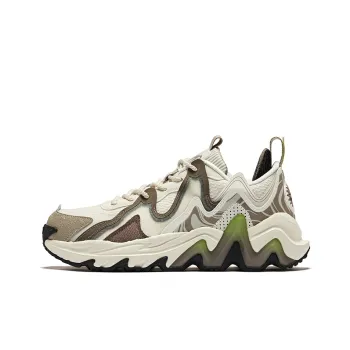 Erke Cushioning Wear Resistant Low Top Jogging Shoes Men's White