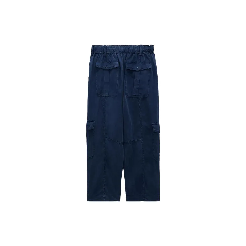 ZARA Cargo Pants Women's Blue-1
