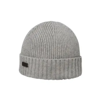 BARBOUR Logo Patch Knitted Beanie