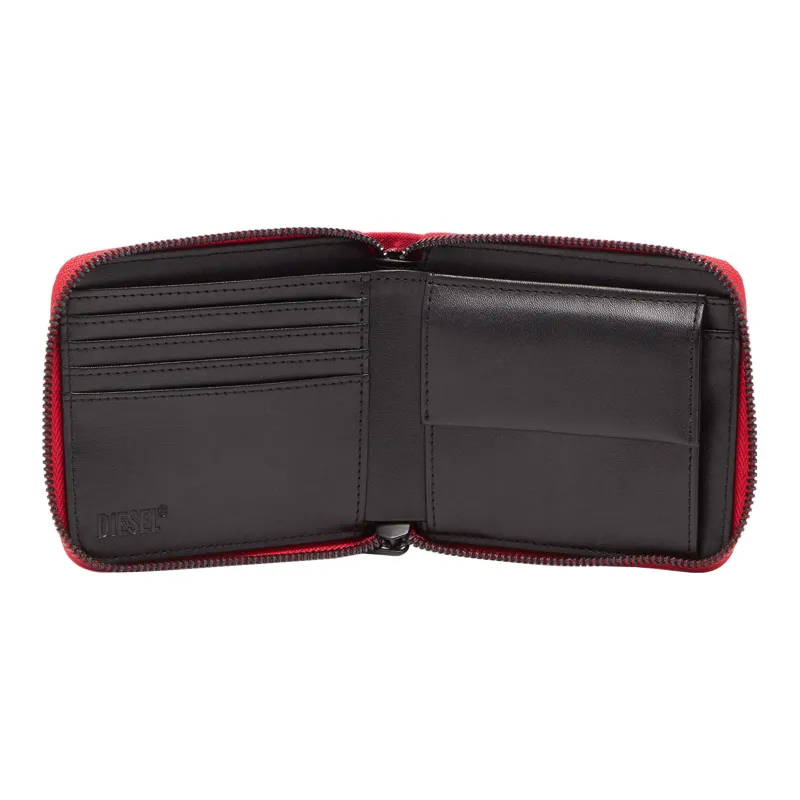 DIESEL Polyester Wallet Regular Men's Red & White-2