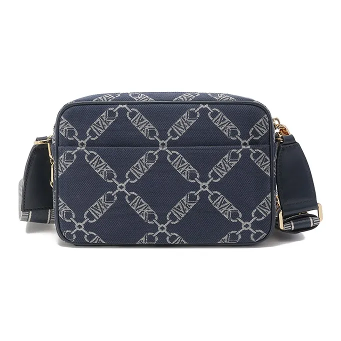 MICHAEL KORS PARKER Fabric Crossbody Bag, Shoulder Bag Women's Marine Blue-1