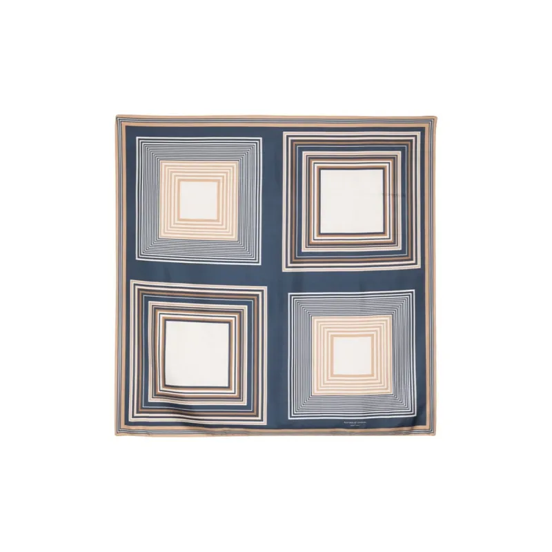 Aspinal Of London Silk Scarves Women's Blue-0